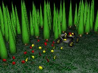 the flower picking bot - animation frame -